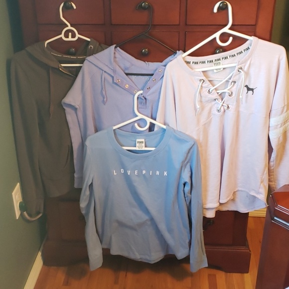 PINK Victoria's Secret Tops - 4 Victoria's secret pink set of 4 tops